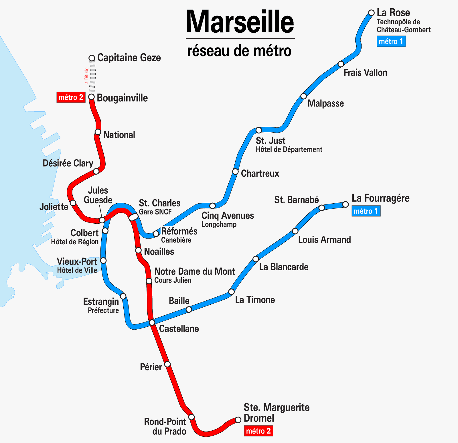 mapa metro marsella