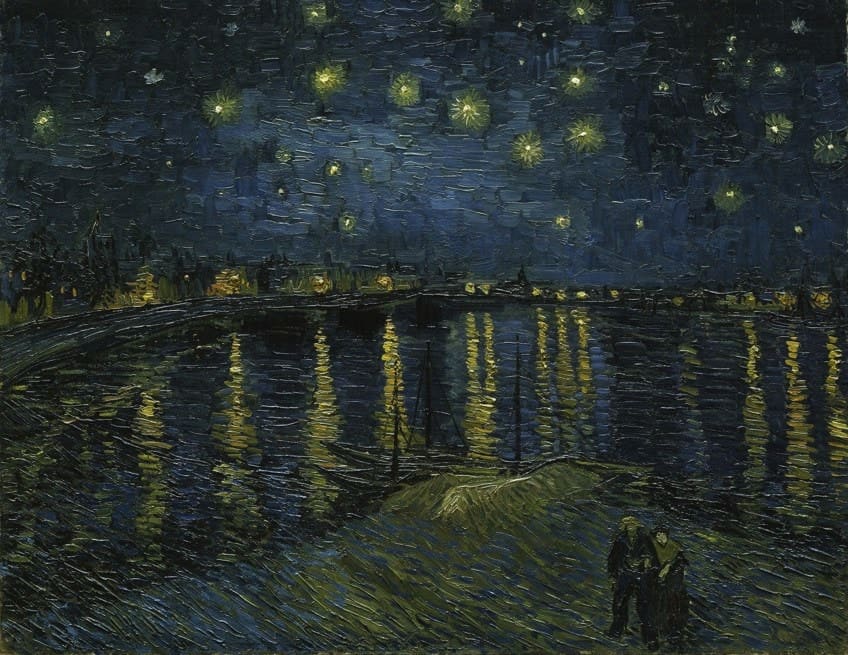 Starry Night Over the Rhone Painting